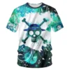 2023 Summer Top T-shirt Unisex 3D T-shirt Men's Fun One Piece O-Neck Short Sleeve Casual T-shirt