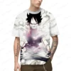 Japan Anime Roronoa Zoro 3D Printing Cosplay T-shirt Short