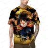 Japan Anime Roronoa Zoro 3D Printing Cosplay T-shirt Short