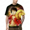 Japan Anime Roronoa Zoro 3D Printing Cosplay T-shirt Short