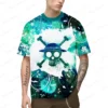 Japan Anime Roronoa Zoro 3D Printing Cosplay T-shirt Short