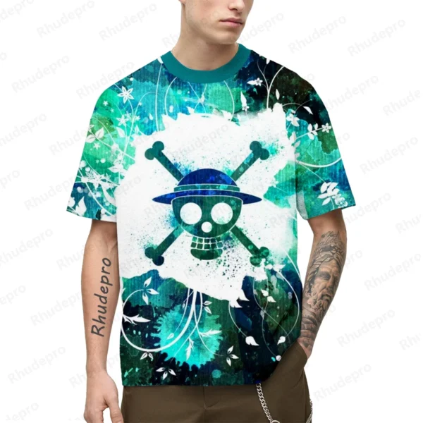 Japan Anime Roronoa Zoro 3D Printing Cosplay T-shirt Short