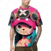 2024 New Man Japan Anime New 3D Printing Cosplay T-shirt Women's And Children's Street T-shirts Large Top Short Sleeve