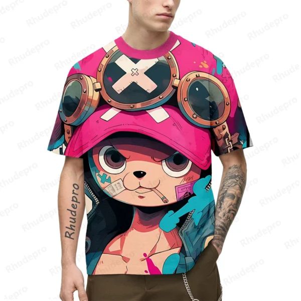 2024 New Man Japan Anime New 3D Printing Cosplay T-shirt Women's And Children's Street T-shirts Large Top Short Sleeve