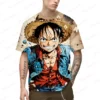 2024 New Man Japan Anime New 3D Printing Cosplay T-shirt Women's And Children's Street T-shirts Large Top Short Sleeve