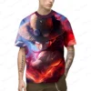 2024 New Man Japan Anime New 3D Printing Cosplay T-shirt Women's And Children's Street T-shirts Large Top Short Sleeve