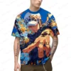2024 New Man Japan Anime New 3D Printing Cosplay T-shirt Women's And Children's Street T-shirts Large Top Short Sleeve
