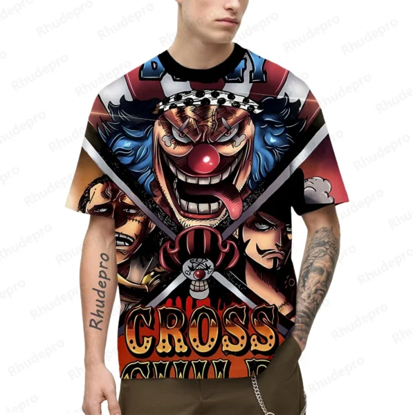 2024 New Man Japan Anime New 3D Printing Cosplay T-shirt Women's And Children's Street T-shirts Large Top Short Sleeve