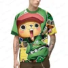 2024 New Men's Anime 3D Printing T-shirts Unisex Oversized