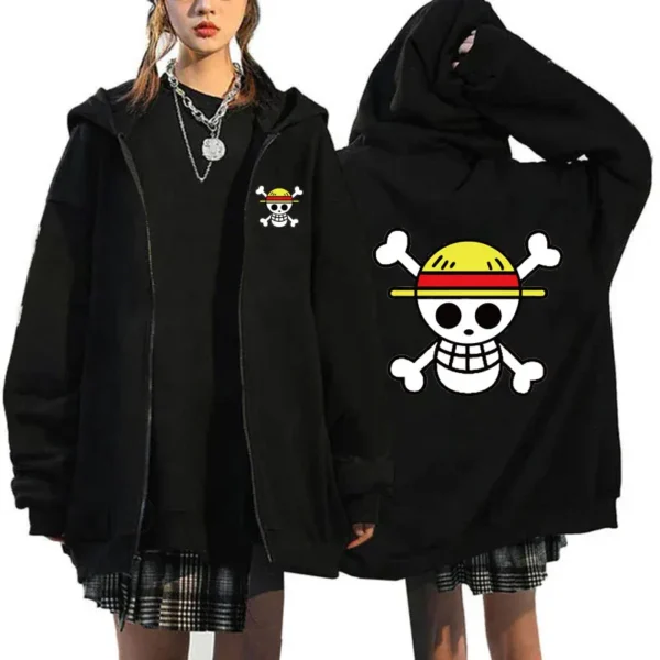 2024 New One Japanese Anime Zipper Hoodie Jacket