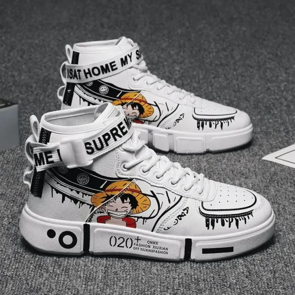 One Piece Luffy Student Sneakers
