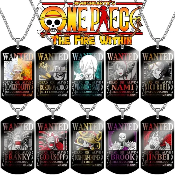 One Piece Wanted Necklace