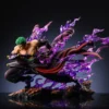 21cm One Piece Zoro Figure 2 Heads Roronoa Zoro Action Figure PVC Anime Model Figurine Kids Toy Gifts for Boys Collectible