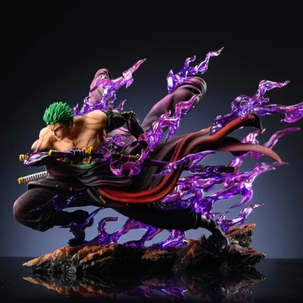 21cm One Piece Zoro Figure 2 Heads Roronoa Zoro Action Figure PVC Anime Model Figurine Kids Toy Gifts for Boys Collectible
