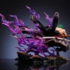 21cm One Piece Zoro Figure 2 Heads Roronoa Zoro Action Figure PVC Anime Model Figurine Kids Toy Gifts for Boys Collectible