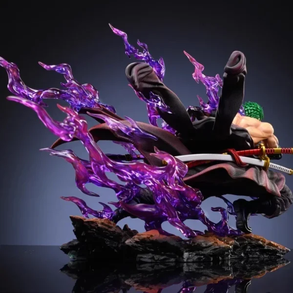 21cm One Piece Zoro Figure 2 Heads Roronoa Zoro Action Figure PVC Anime Model Figurine Kids Toy Gifts for Boys Collectible