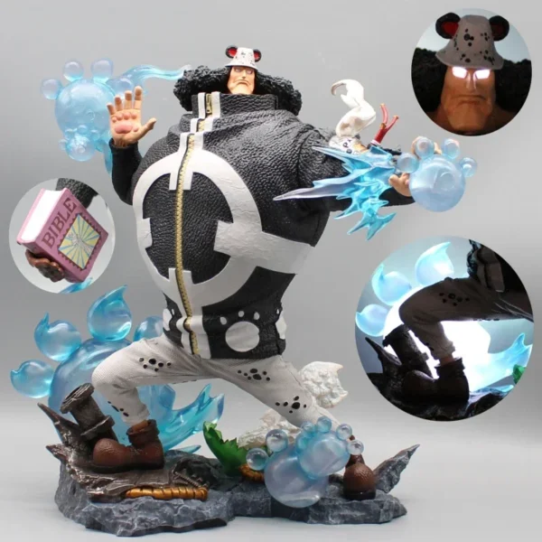 31cm Anime ONE PIECE Figures Bartholemew Kuma One Piece Action Figures PX-0 with LED Change Hands PVC Collection Model Toys Gift