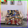3D New Printed One Piece Anime Blanket Falai Velvet Cartoon Cover Blanket Luffy Student Air Conditioning Blanket Gift