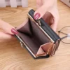 One Piece Cartoon Figure Card Pack – Trifold Mini Coin Purse for Women | Cute Student Gift