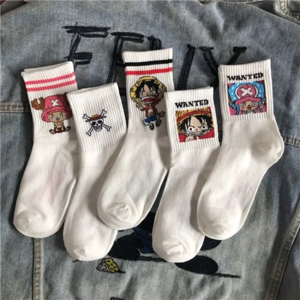 Anime One Piece Socks Set