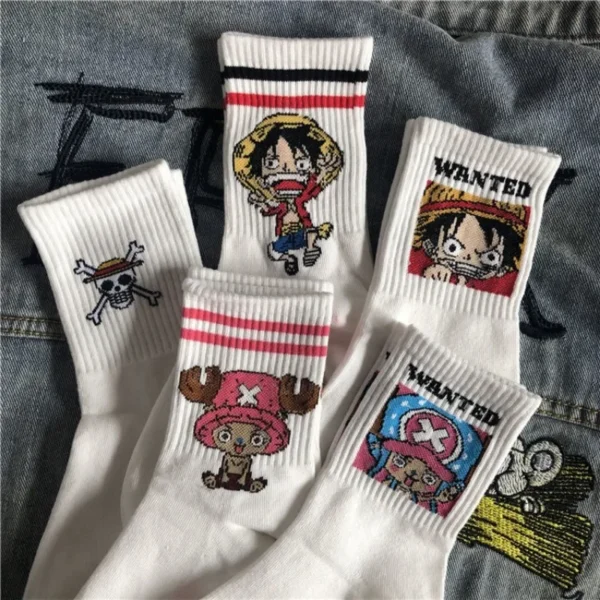 Anime One Piece Socks Set