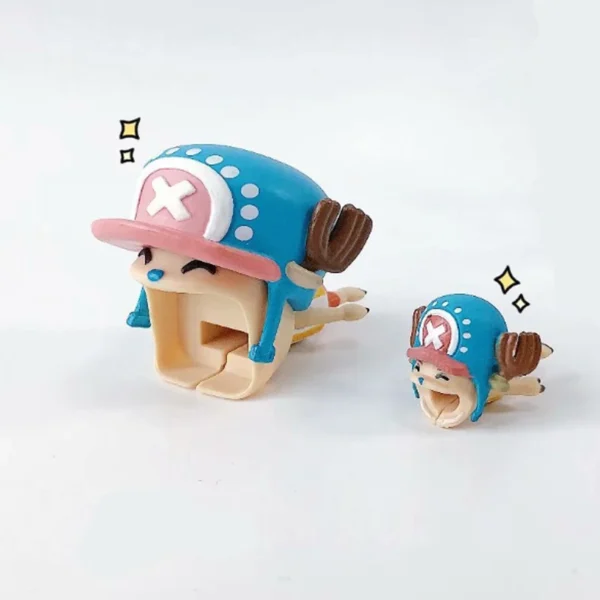 Anime ONE PIECE Phone Data Cable Protective Sleeve Cartoon Zoro Chopper Luffy Cute for IPhone Samsung Ipad Charging Cable Gift