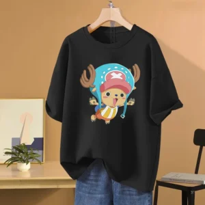 Anime ONE PIECE T-shirt Tony Chopper Printed T-shirt