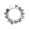 Anime One Piece Bracelets for Women Girls Fans Pirate Flag Logo Devil Fruit Enamel Pendant Charm Cosplay Accessories Gifts