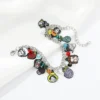 Anime One Piece Charms Bracelets Luffy Shanks Chopper Edward Newgate Cute Cartoon Pendant Hand Chains for Women Fashion Bangles