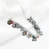 Anime One Piece Charms Bracelets Luffy Shanks Chopper Edward Newgate Cute Cartoon Pendant Hand Chains for Women Fashion Bangles