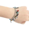 Anime One Piece Charms Bracelets Luffy Shanks Chopper Edward Newgate Cute Cartoon Pendant Hand Chains for Women Fashion Bangles