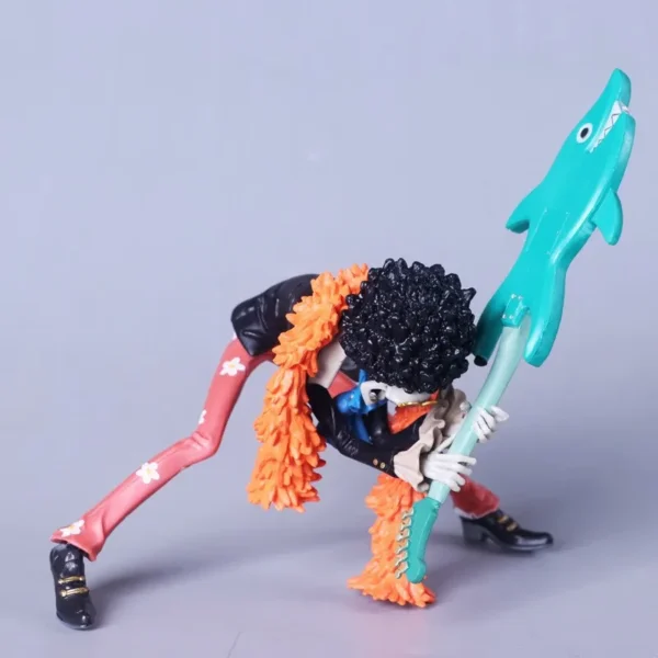  Anime One Piece Figure Brook King Of Souls Musician Manga Action Figure Collection Model Toys Hobby Ornaments Gift 18cm Dolls