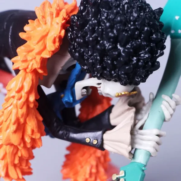  Anime One Piece Figure Brook King Of Souls Musician Manga Action Figure Collection Model Toys Hobby Ornaments Gift 18cm Dolls