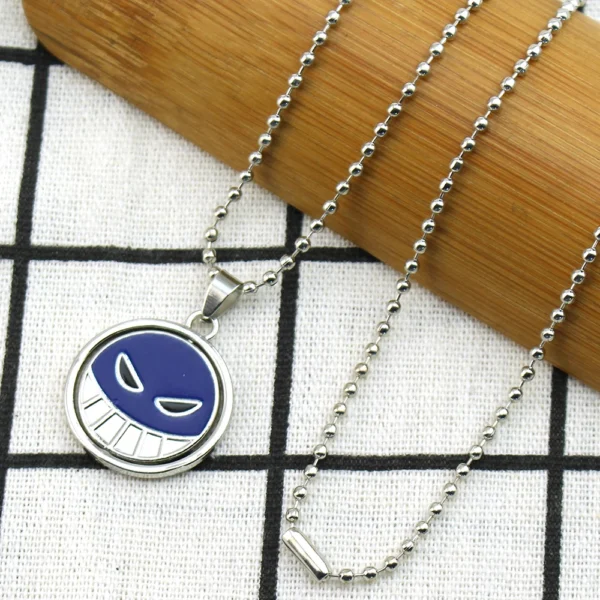 One Piece Necklace & Keychain | Portgas D. Ace Metal Jewelry