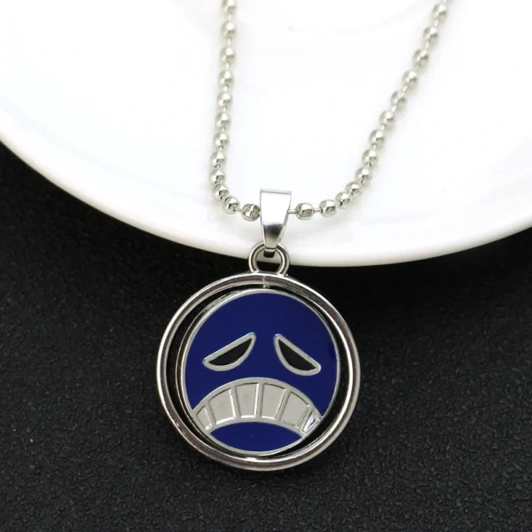 One Piece Necklace & Keychain | Portgas D. Ace Metal Jewelry