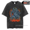 Anime One Piece Zoro T Shirt y2k Harajuku High Street Fashion Men Women's T-shirt Vintage Cotton Oversized Loose Casual Tees