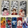 Anime Ones Pieces Phone Case for Samsung S23 Ultra S22 S20 Fe S21 Plus Galaxy A54 A34 A24 A53 M54 Note 20 Back Cover