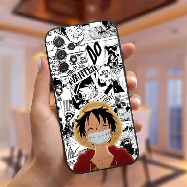 Anime Ones Pieces Phone Case for Samsung S23 Ultra S22 S20 Fe S21 Plus Galaxy A54 A34 A24 A53 M54 Note 20 Back Cover