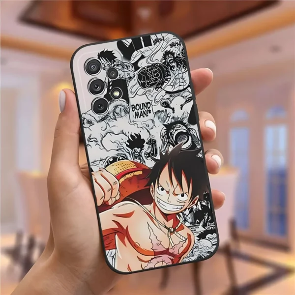 Anime Ones Pieces Phone Case for Samsung S23 Ultra S22 S20 Fe S21 Plus Galaxy A54 A34 A24 A53 M54 Note 20 Back Cover