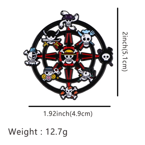 Anime Pirate Enamel Pin