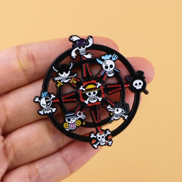 Anime Pirate Enamel Pin