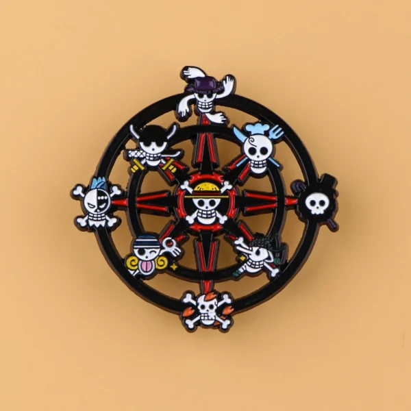 Anime Pirate Enamel Pin