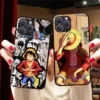 BW-2 Anime One- Piece Soft Silicone Case For iPhone 5 5S 6 6S 7 8 SE 14 Plus Pro Max