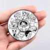 Badge on Backpack Rotatable Enamel Pin Pins Brooches for Women Cosplay Accessories Birthday Gift Kids Toy