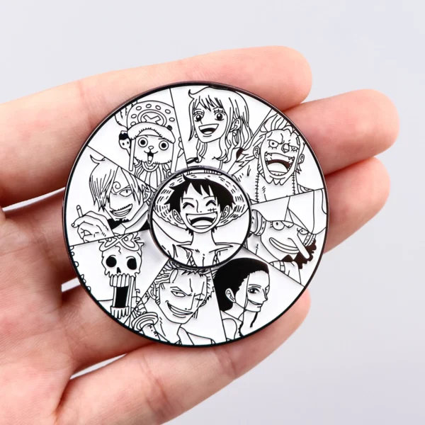 Badge on Backpack Rotatable Enamel Pin Pins Brooches for Women Cosplay Accessories Birthday Gift Kids Toy
