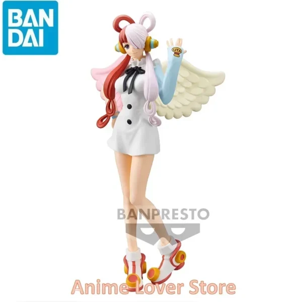 Bandai Banpresto Original One Piece DXF FILM RED Luffy Usopp Sanji Nami Jinbe Shanks Uta Zoro Anime Figures Toys for Kids Gift