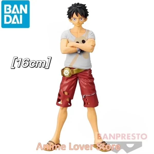 Bandai Banpresto Original One Piece DXF FILM RED Luffy Usopp Sanji Nami Jinbe Shanks Uta Zoro Anime Figures Toys for Kids Gift