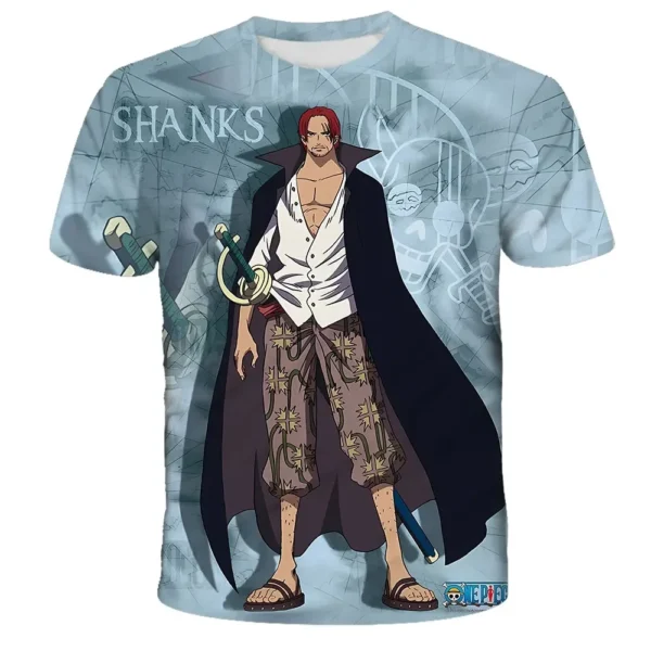 Fashion Kid Anime One Piece Luffy T Shirt Boy Clothing Kids Boys Tshirt Children T-shirt Summer Short Sleeve Tops One Piece Tees