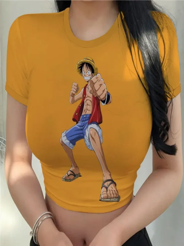 One Piece Summer Fashion Anime New Woman Clothing