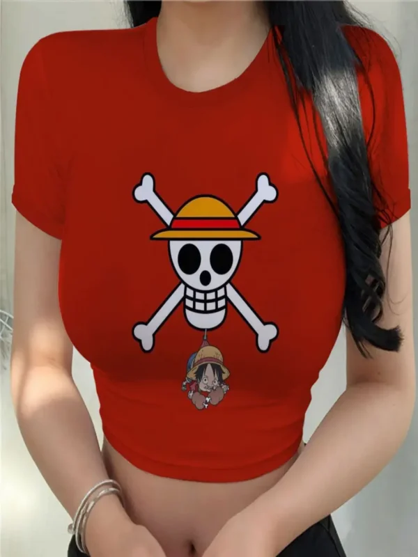 One Piece Summer Fashion Anime New Woman Clothing